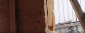 Баня из профилированного бруса под усадку