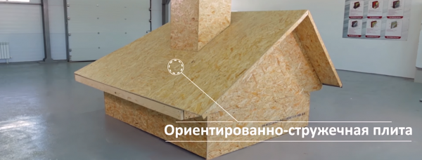 Покрытие крыши мягкой кровлей