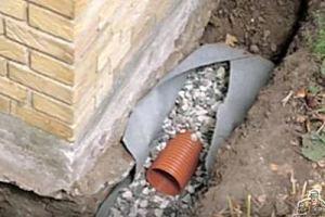 Отвод воды от фундамента дома: делаем отвод воды своими руками с фото инструкциями