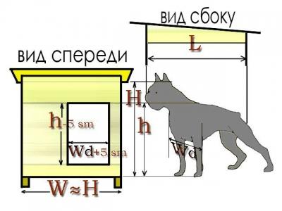 Будка для собаки своими руками: используем чертежи