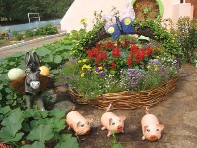 Клумба своими руками: делаем клумбу из подручных материалов на даче